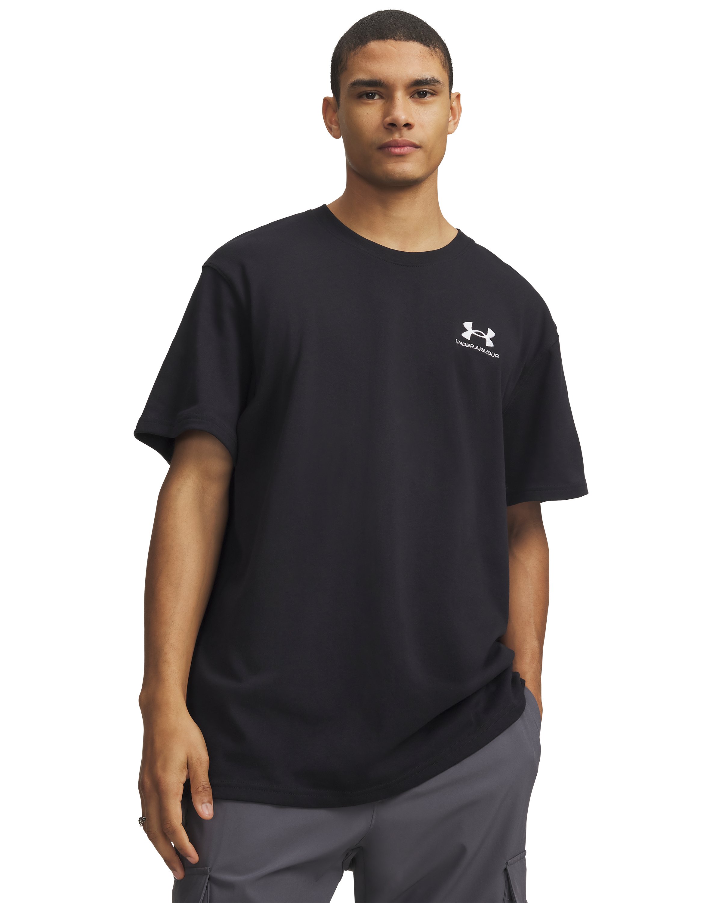 Men's UA Logo Embroidered Heavyweight Short Sleeve 14