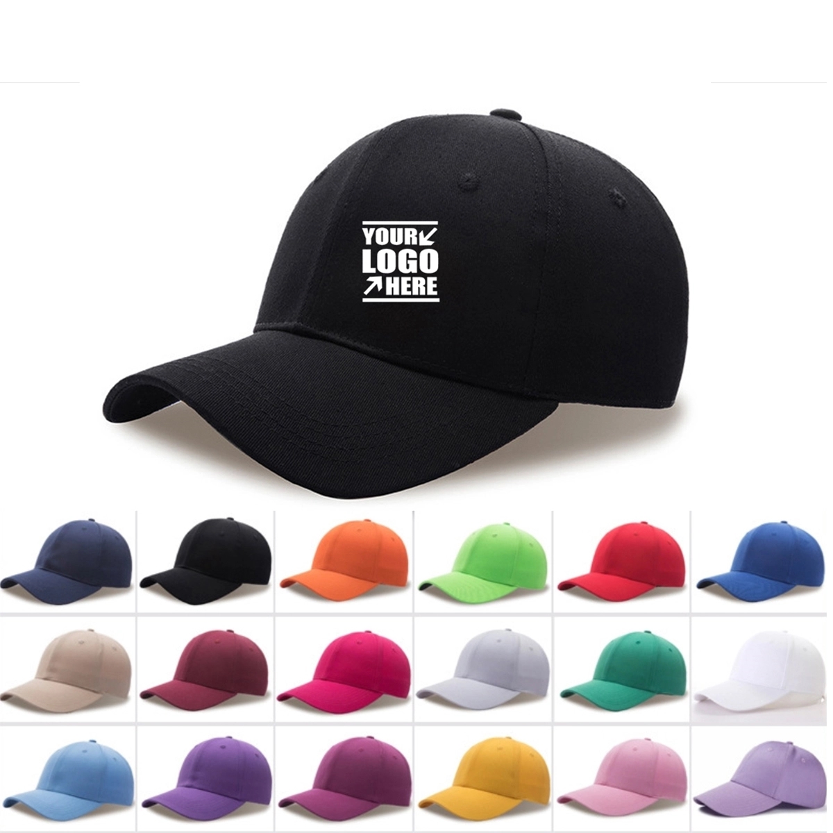 6-Panel Cotton Baseball Cap 1