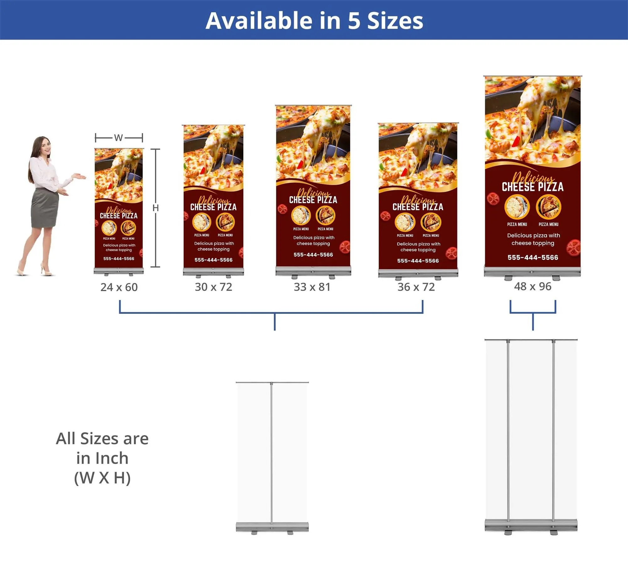 Economy Roll up Stand - Hardware only 3