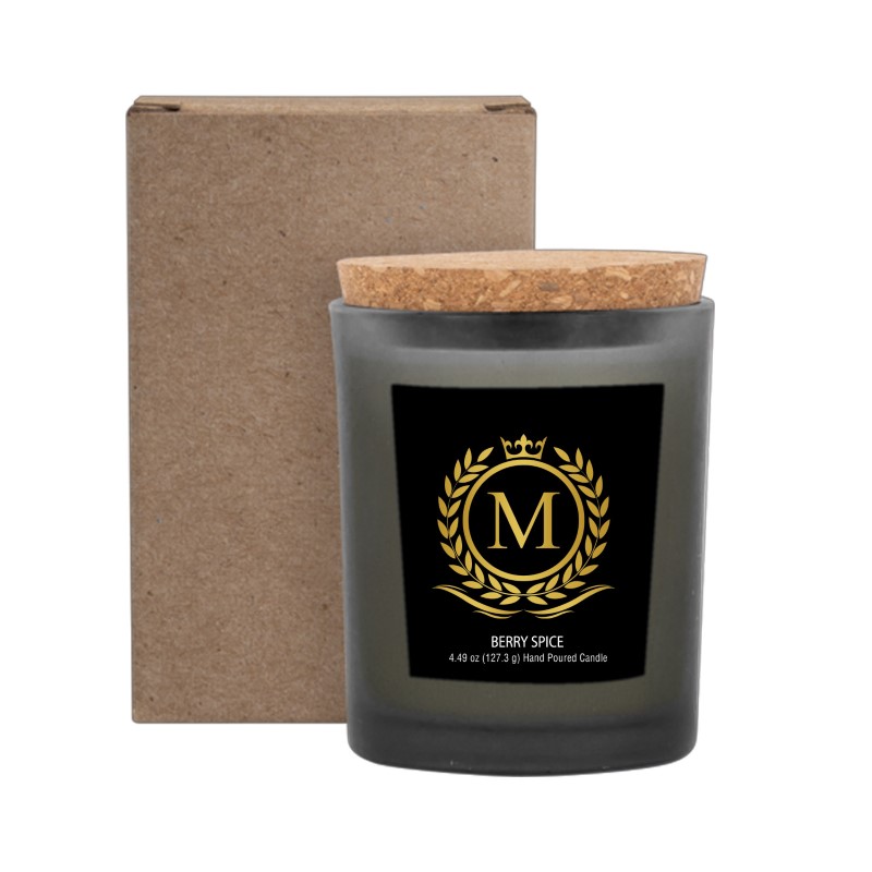6 oz. Lumin Frosted Candle with Lid 5