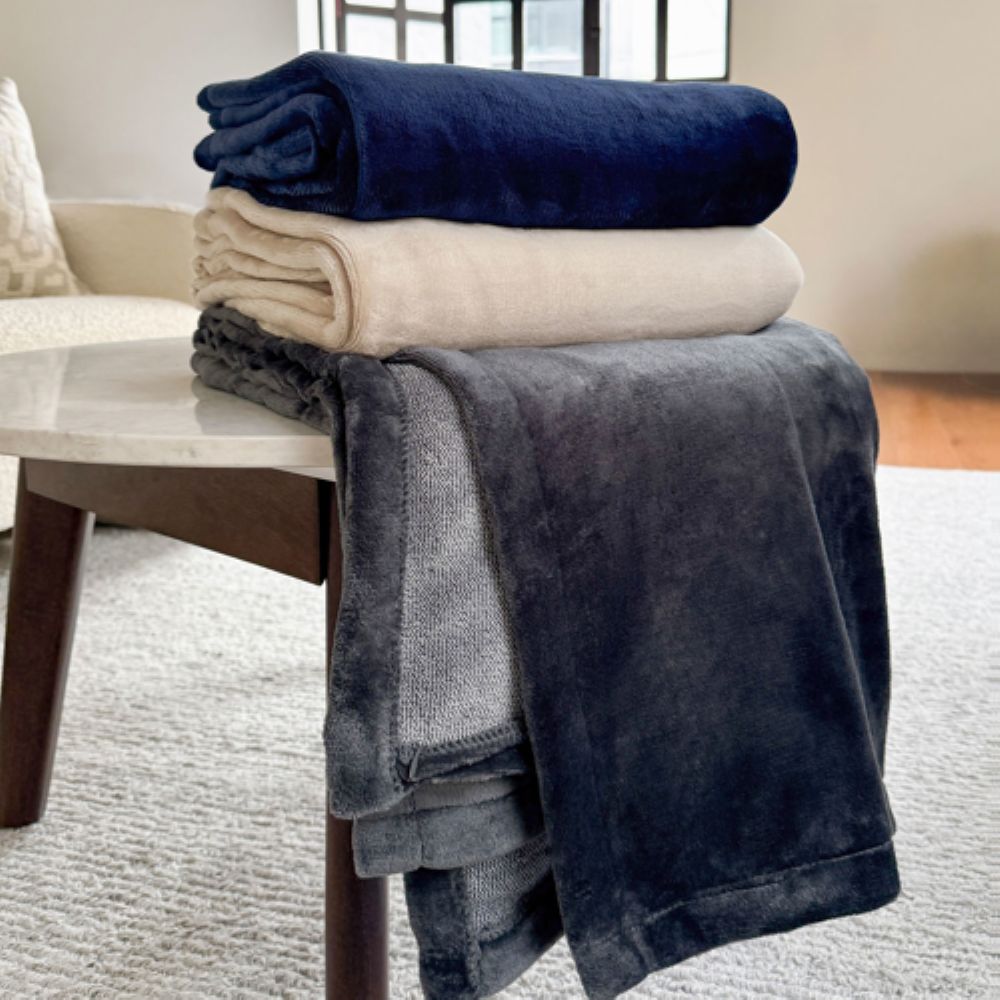 Heathered Velura Throw 1