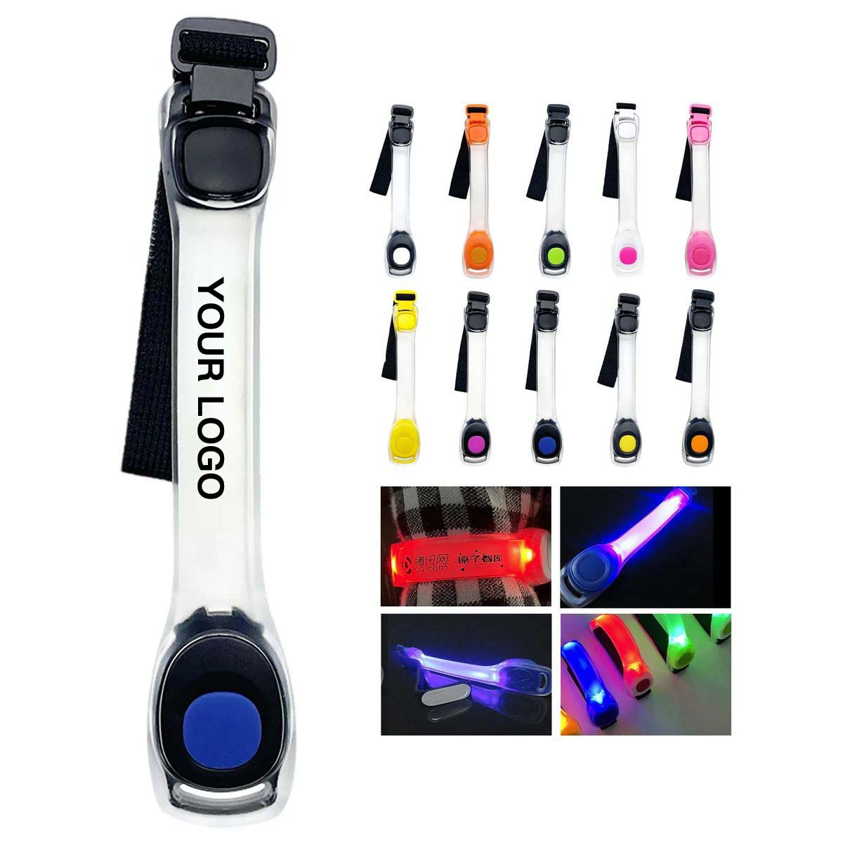 Rechargeable LED Safety Band for Night Visibility 4