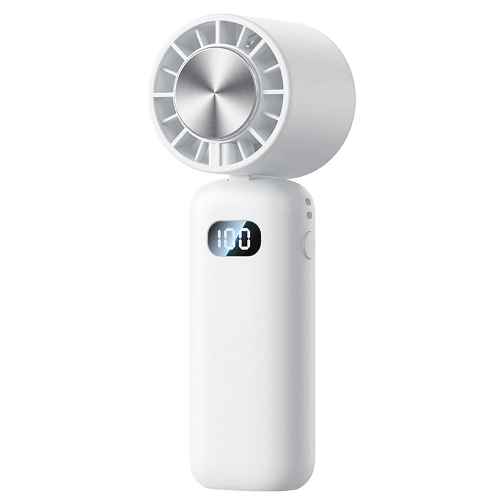 Handheld Cooling Fan with Ice Effect and Macaron Colors 4