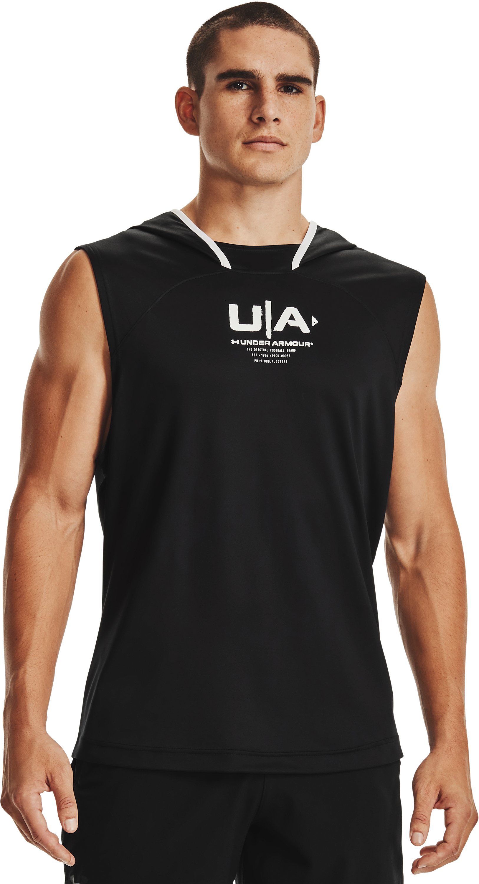 Men's UA Football Sleeveless Hoodie  2