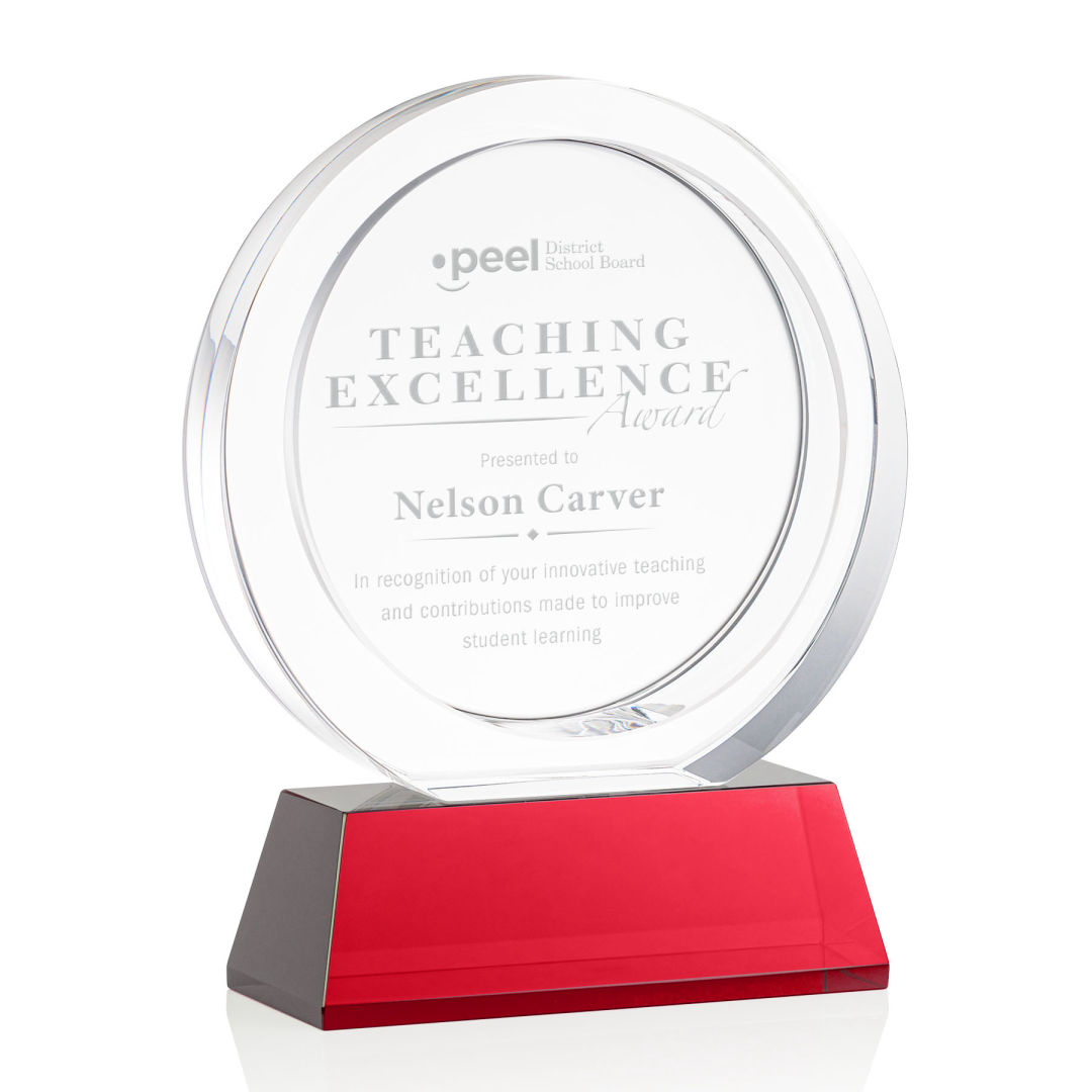 Templeton Award on Base - Red 15