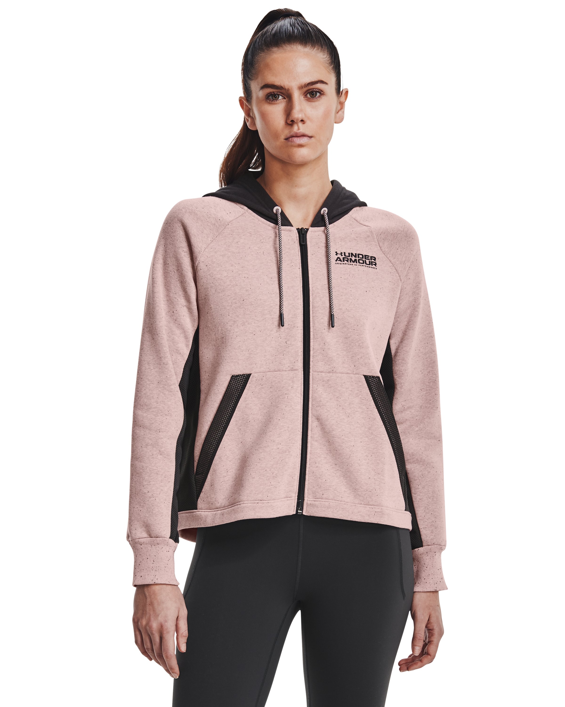 Women's UA Rival Full-Zip Hoodie, custom hoodie or sweatshirt with logo imprint 3