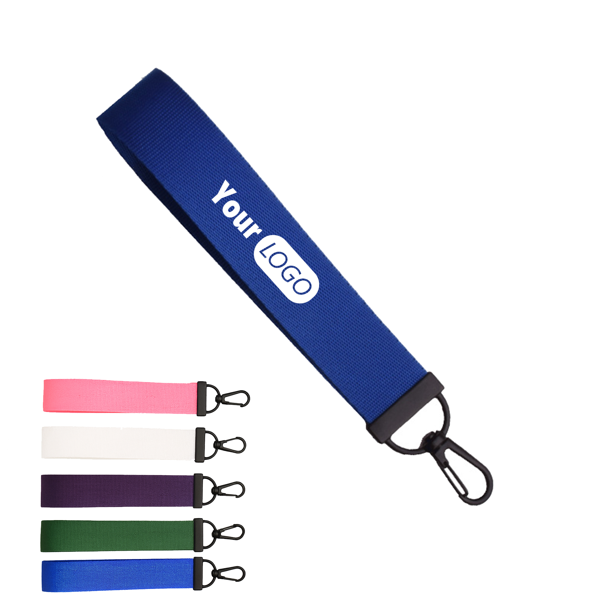 Nylon Webbing Wristband Keychain 2