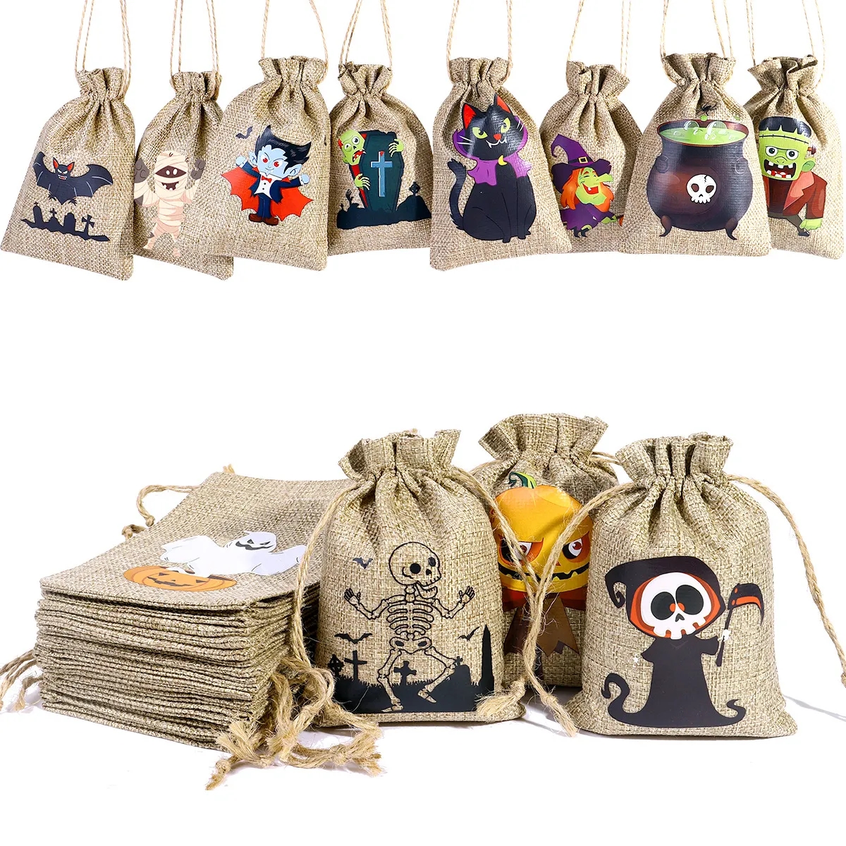 Halloween Goody Bags With Drawstring 3