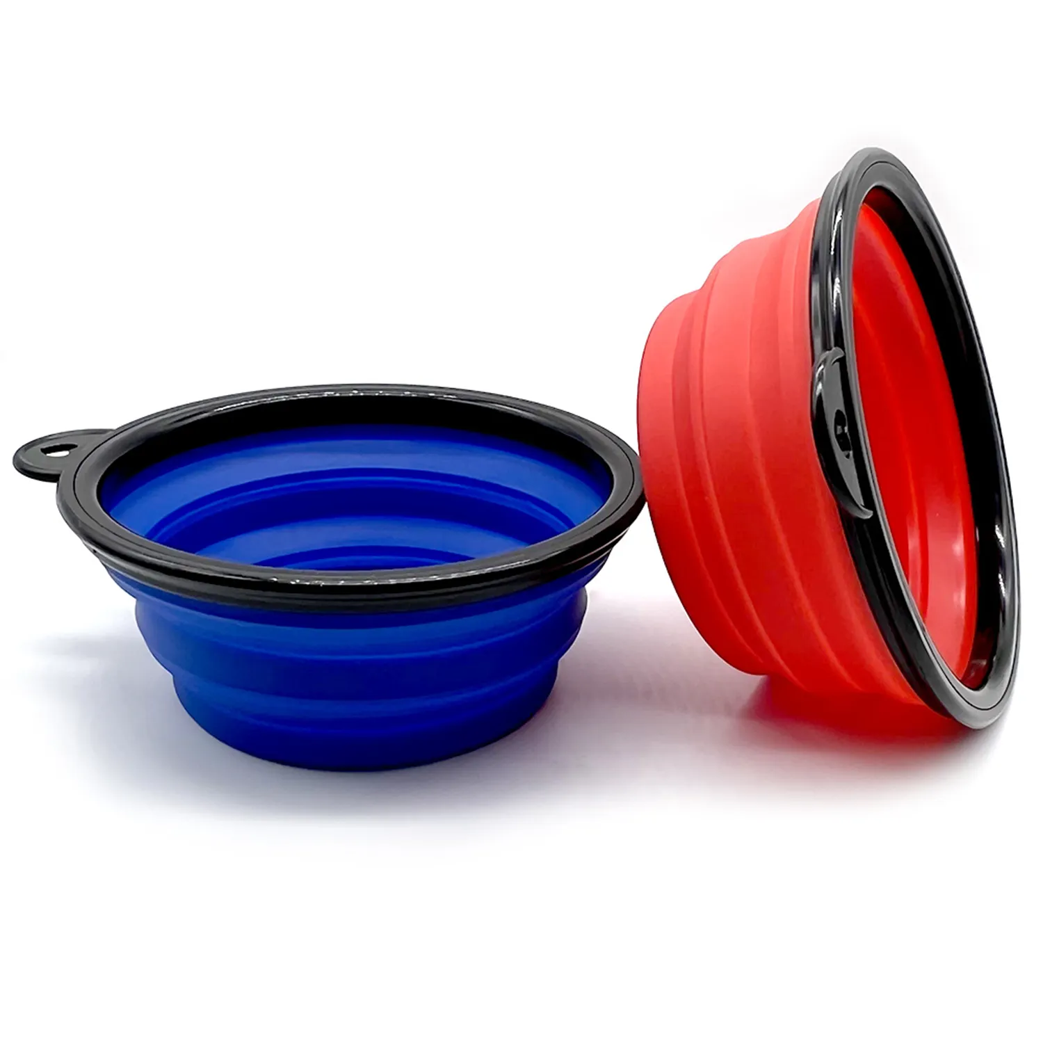 33.8oz Foldable Silicone Pet Bowl with Climbing Buckle, 4
