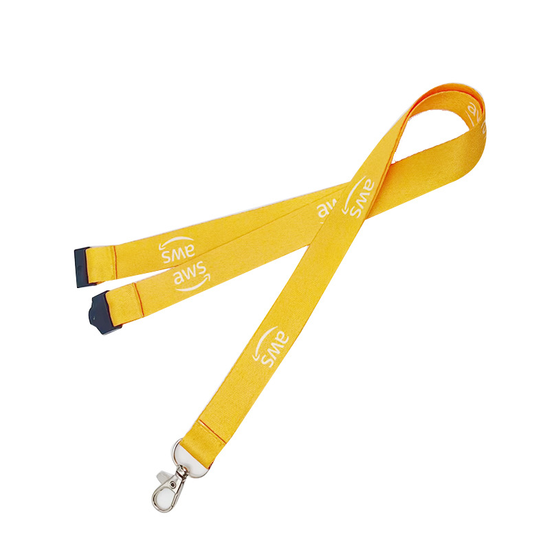 1" W Polyester Lanyard W/ Safety Breakaway 2