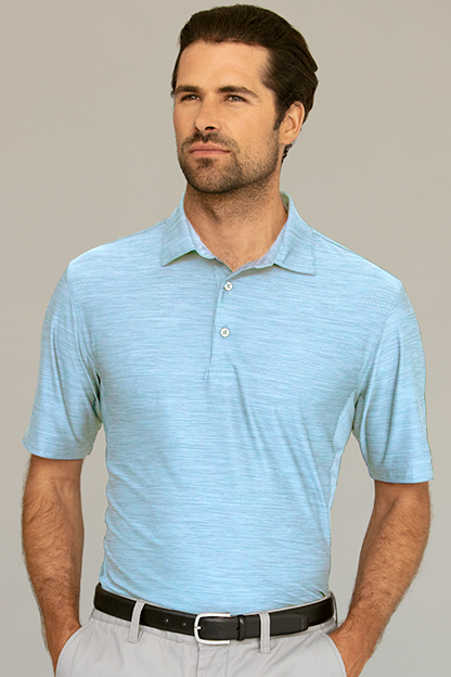 Greg Norman Play Dry® Heather Solid Polo 12