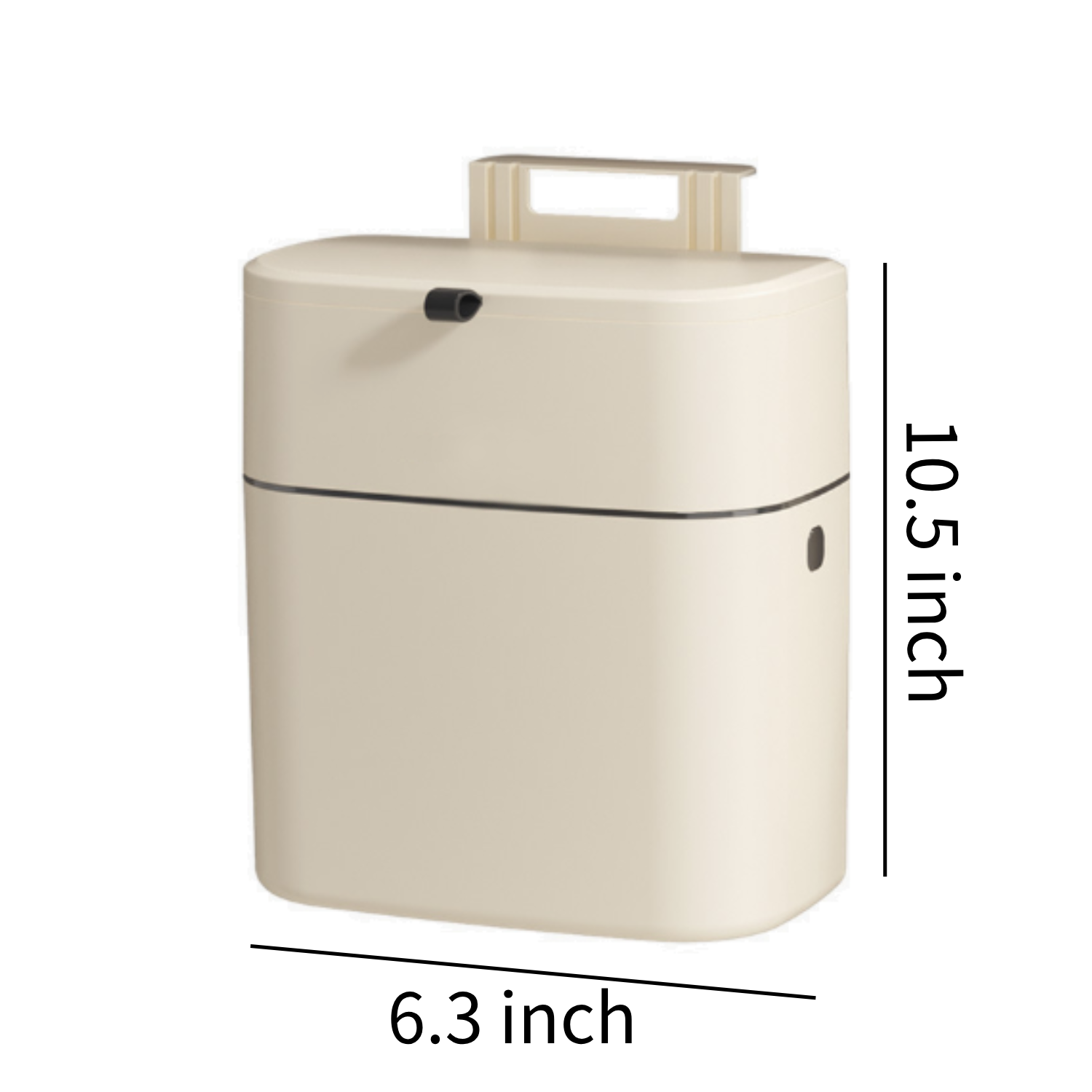 Kitchen trash can wall-mounted 2