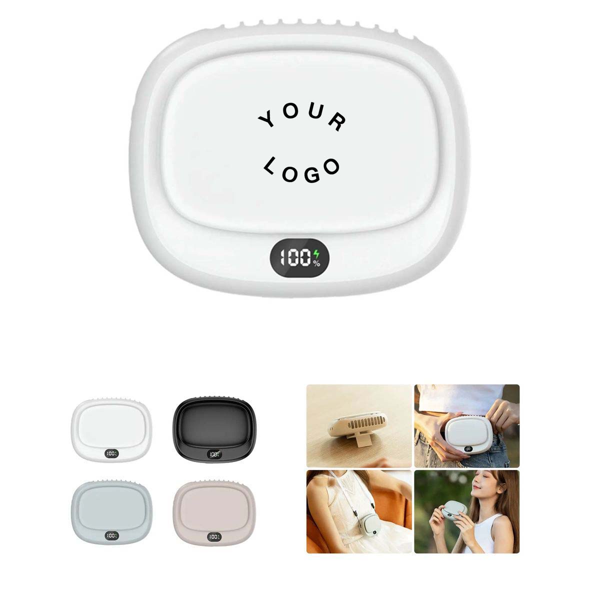Rechargeable Fan with Quiet Airflow Design 2