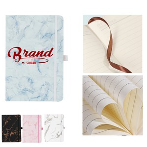 Marble and Gold Lined Notebook 1