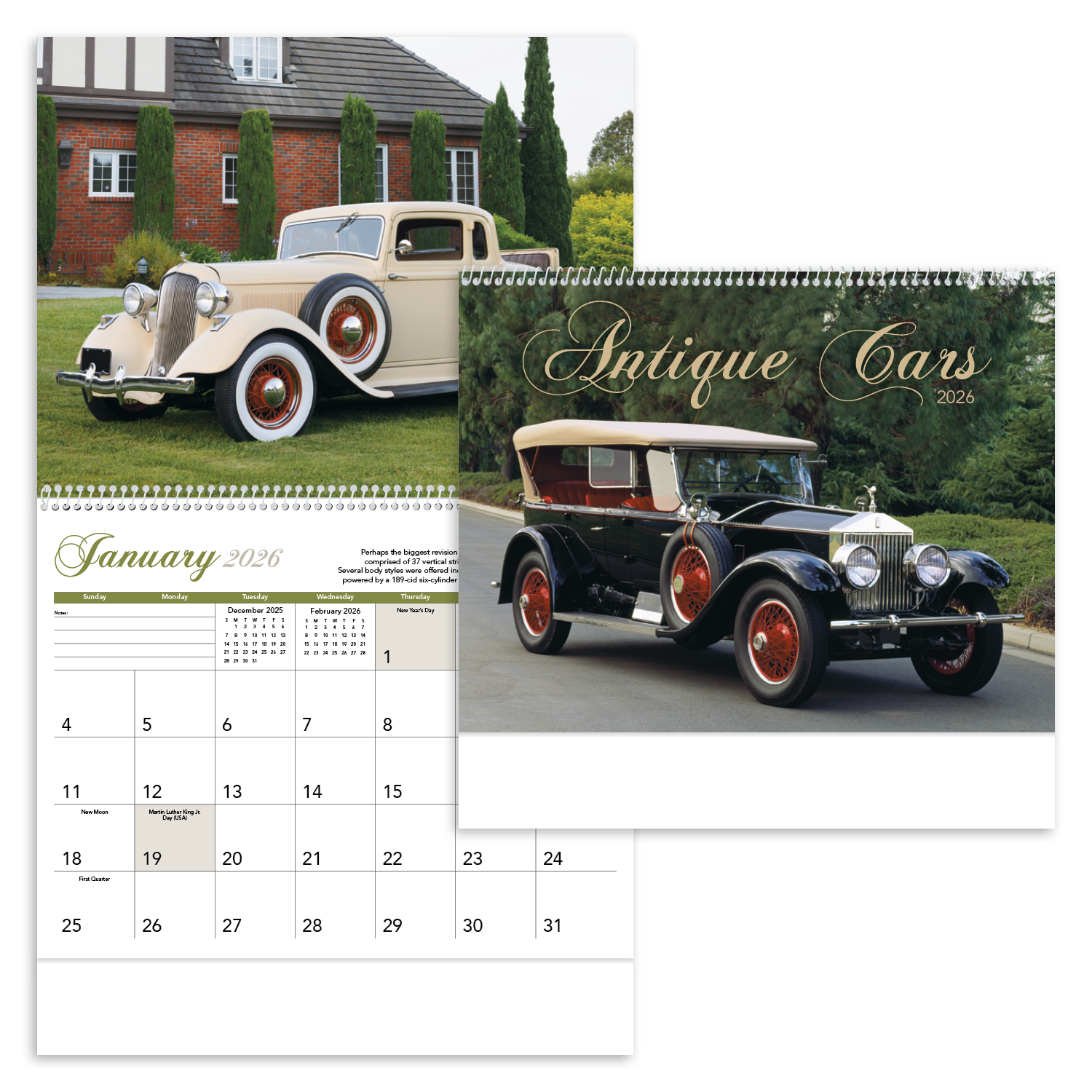 Triumph® Calendars Antique Cars Calendar 17