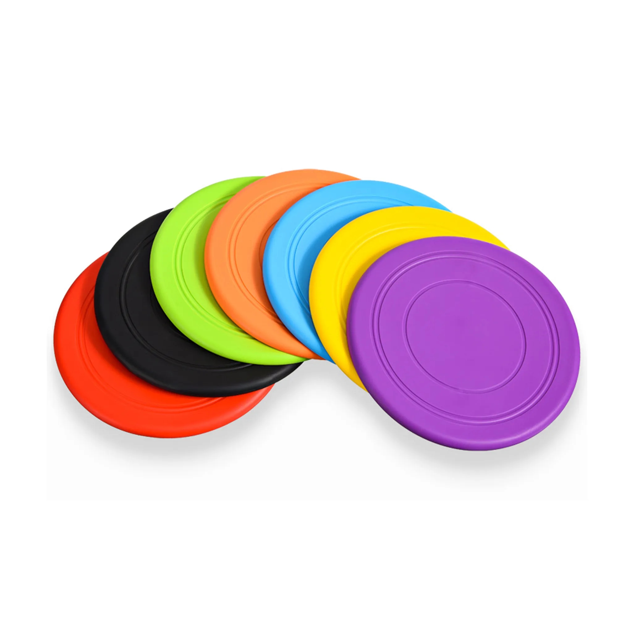 Soft Glue Flying Disc For Pet Training 2