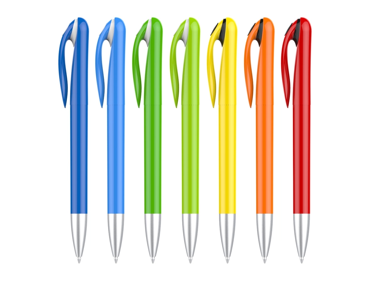 Twist Action Plastic Ballpoint Pens 7