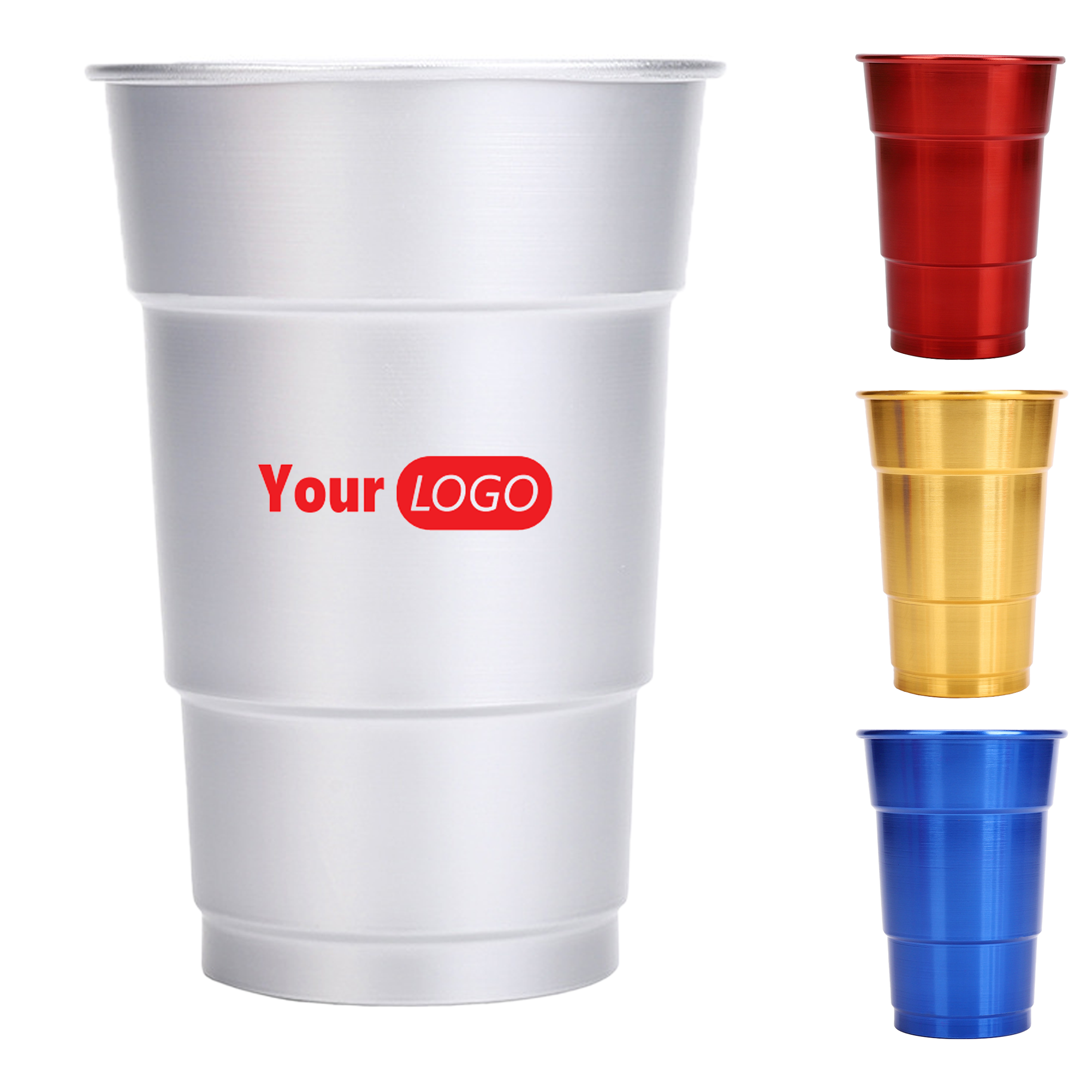 Reusable Aluminum Drinking Cup 16oz 2