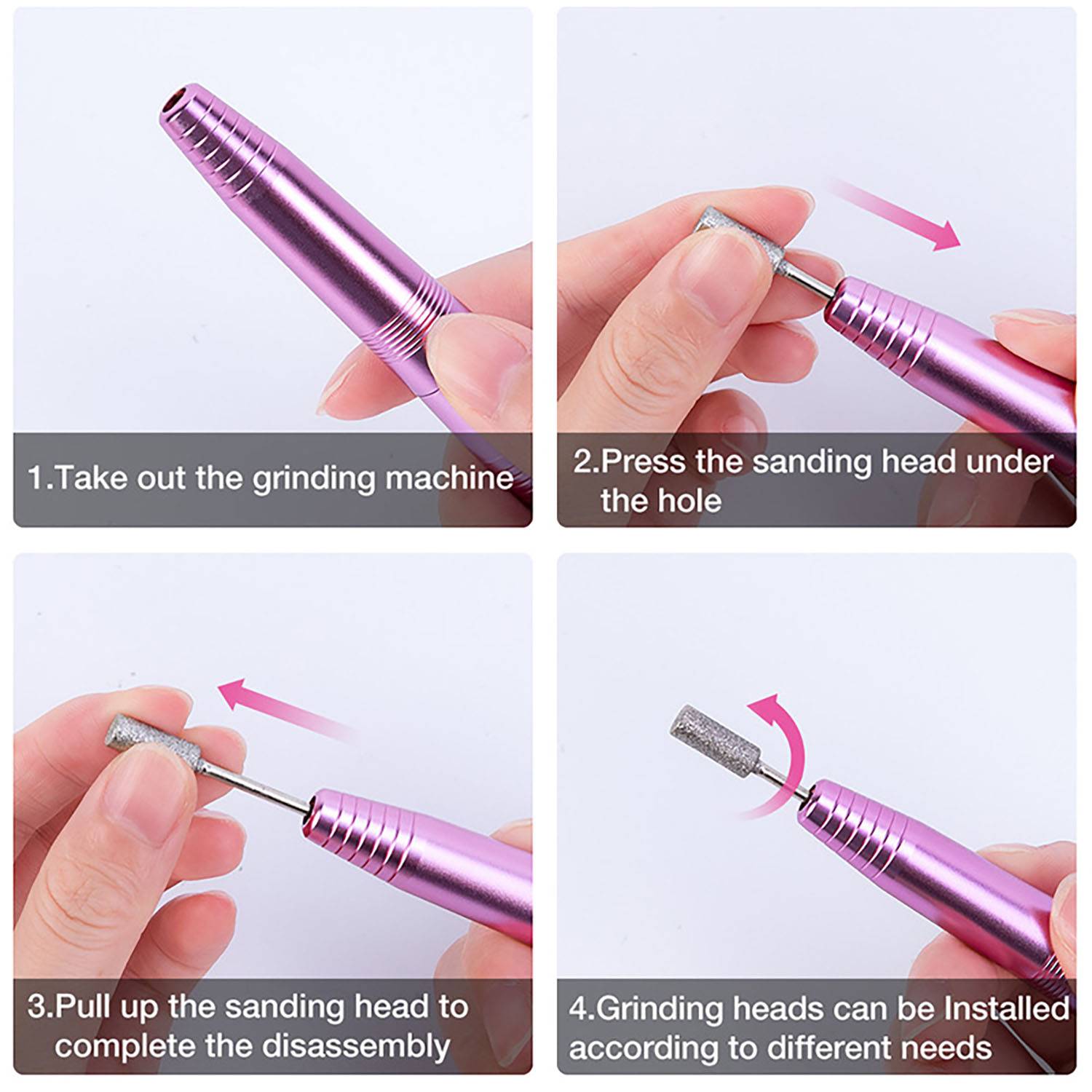 Manicure Portable Electric Nail Drill Kit 11