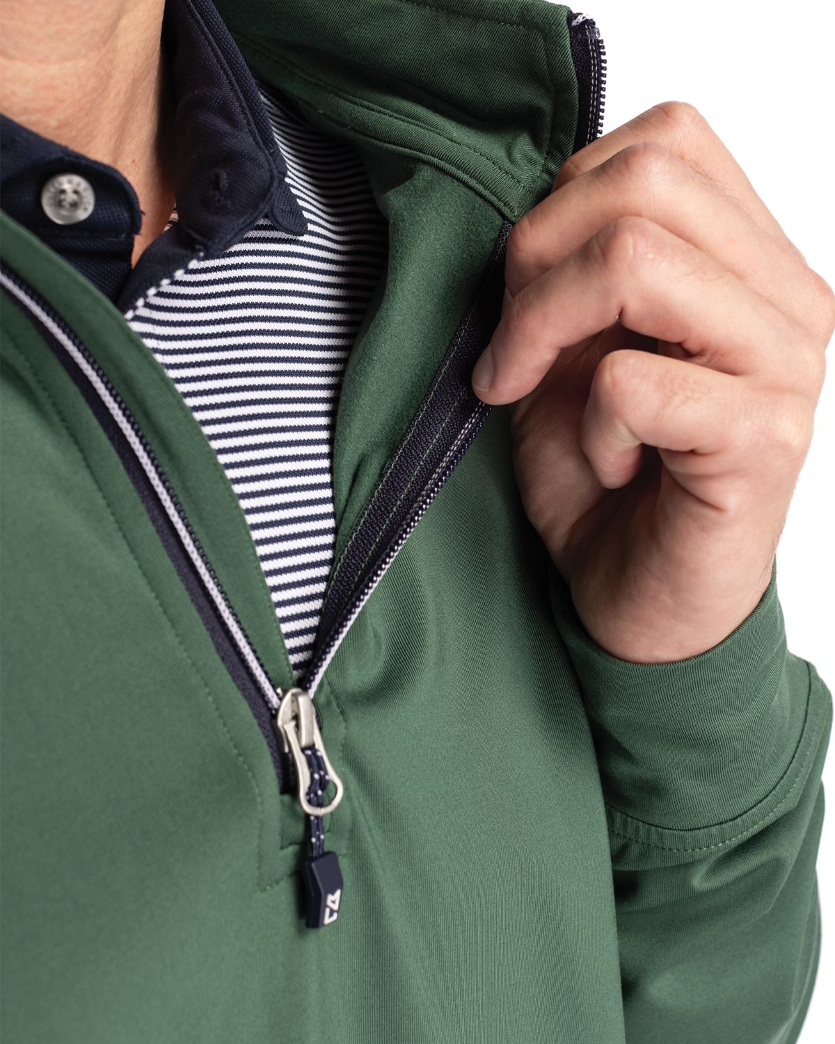 Cutter & Buck Adapt Recycled Soft Knit Stretch  Mens Quarter Zip Pullover 39