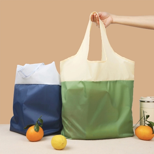 Customized RPET Fold-Away Carryall Tote 7