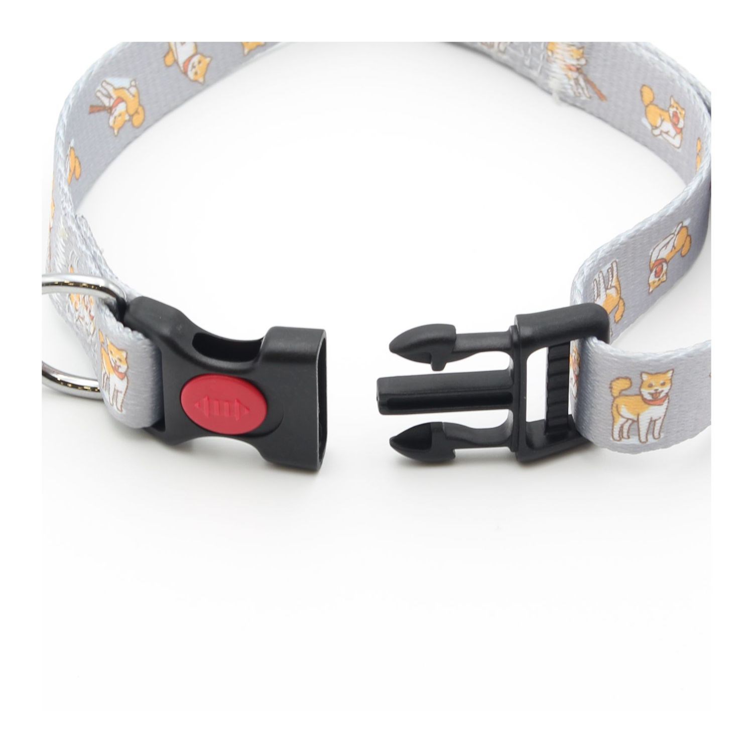 5/8"W x 12"L Adjustable Pet Collar w/ Buckle Release Sublimation 6