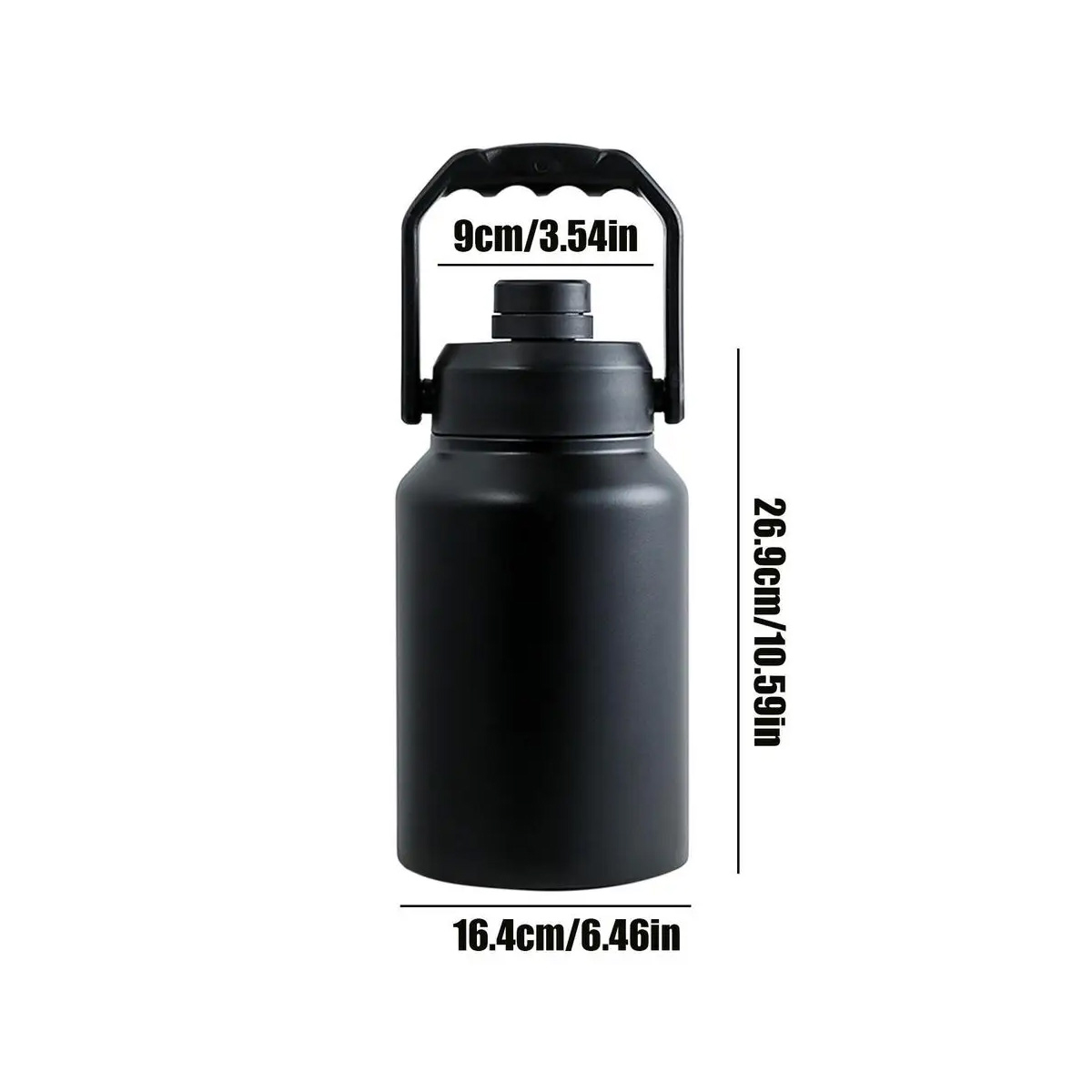 64/127Oz. Large Capacity Insulated Jug with Handle 2