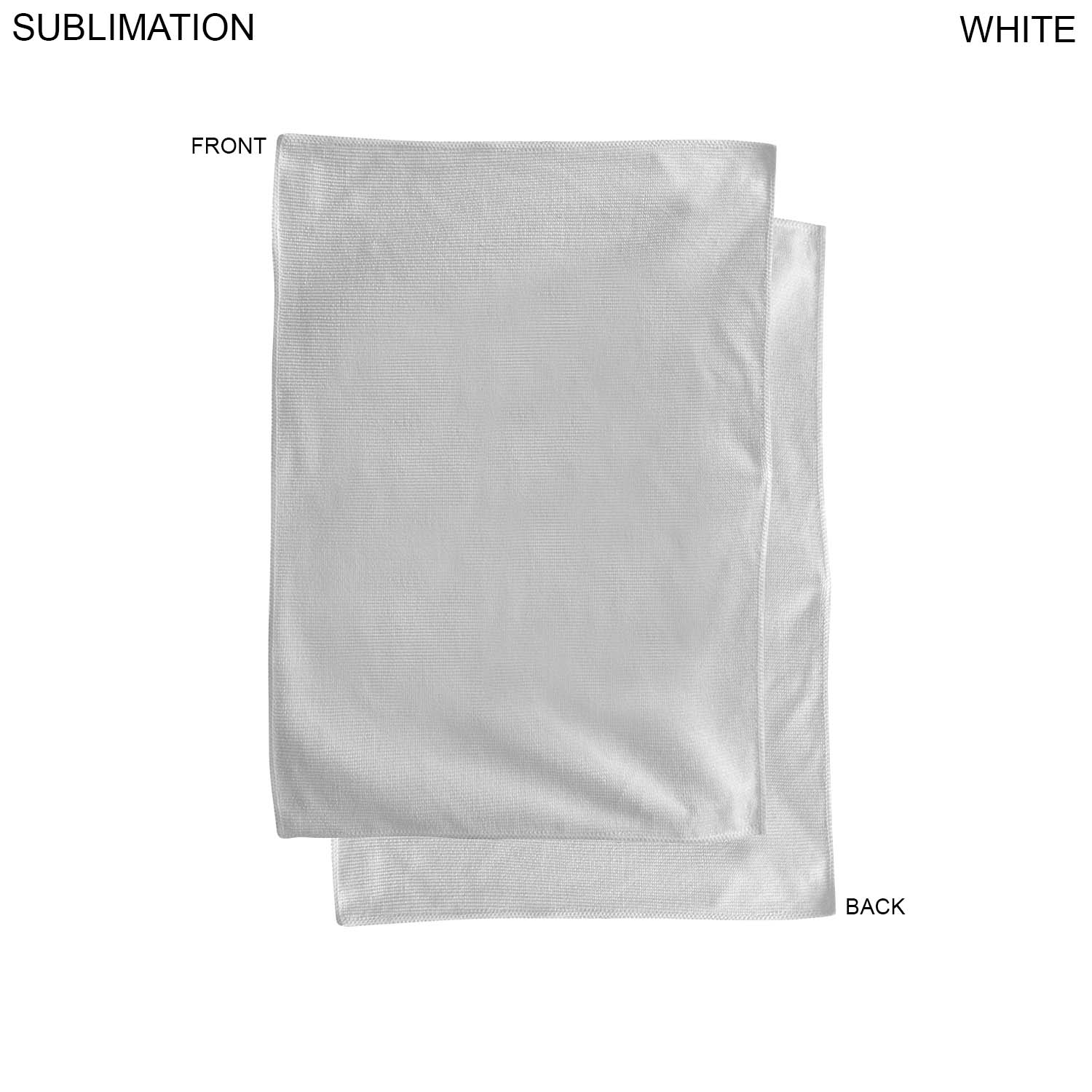 48 Hr Quick Ship - Team Towel in Microfiber Dri-Lite Terry, 12x18, Sublimated sports towel 6