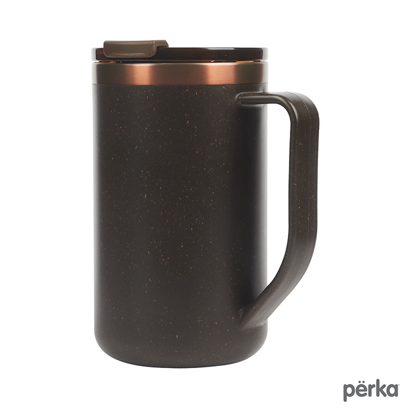 Perka® Guji 15 oz. Recycled Steel and Coffee Grounds Mug 8