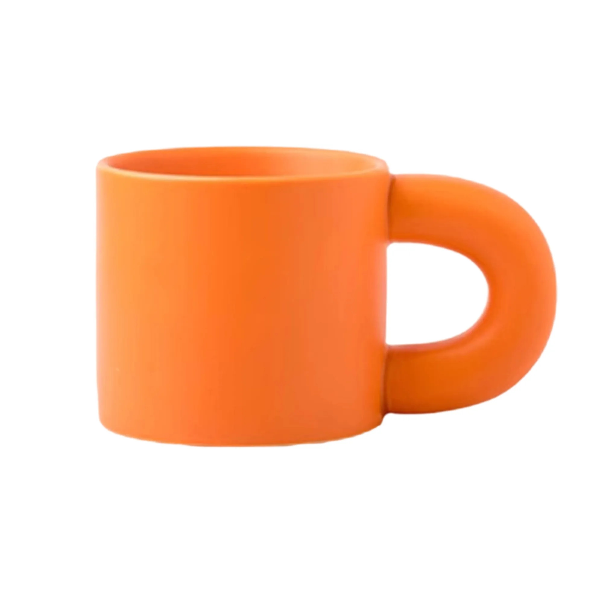 MOQ 50 11oz Chubby Ceramic Mug with Anti-Slip Base 6