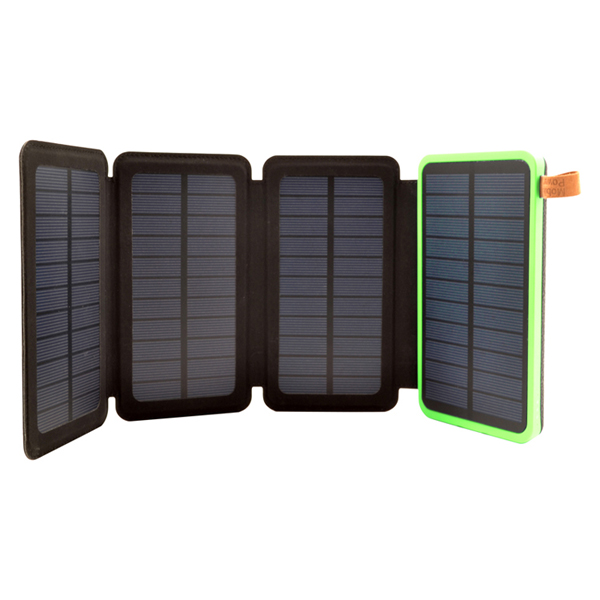 8000mAh 4 Solar Panel Power Bank W/Torch 19