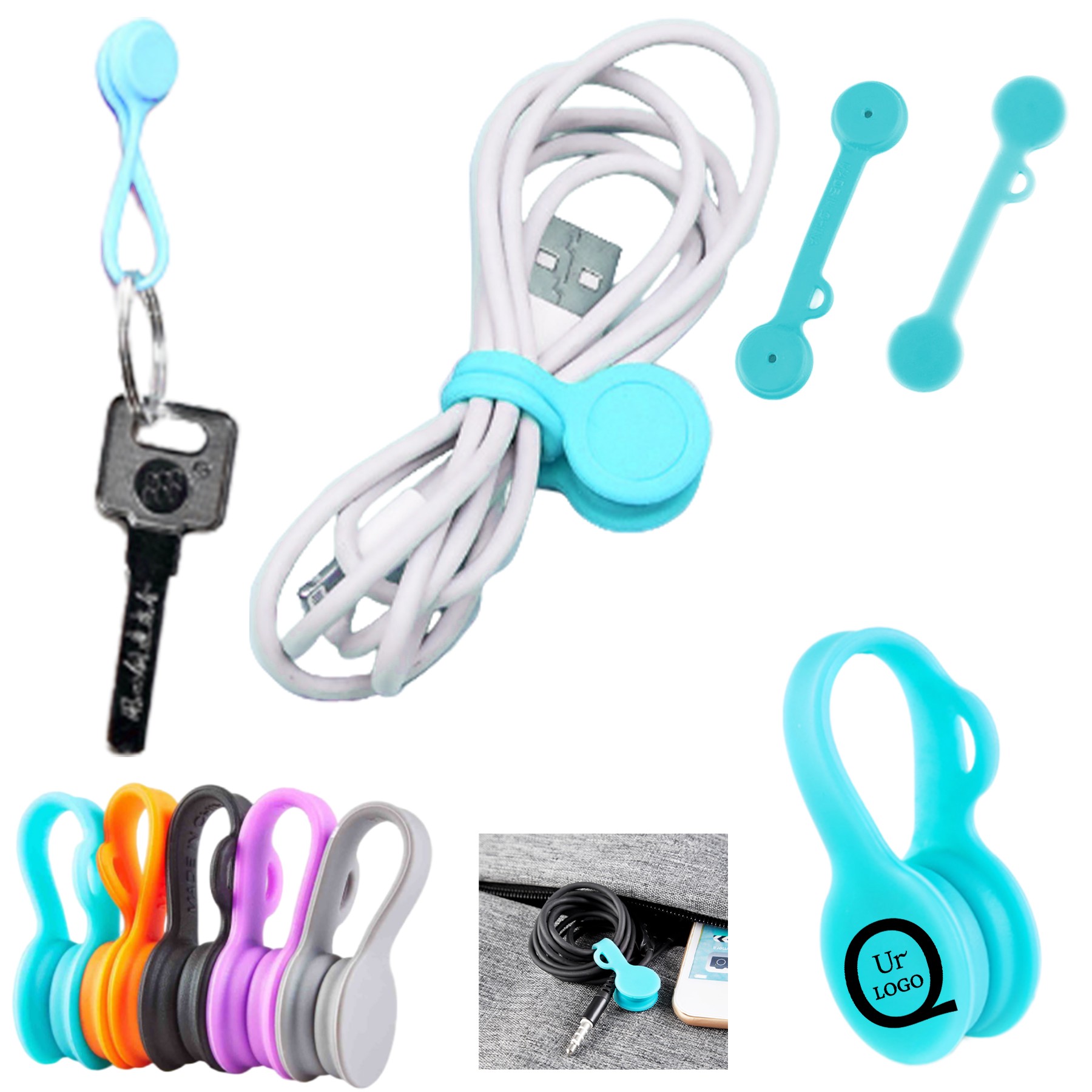 Creative Magnetic Headphone Cable Organizer