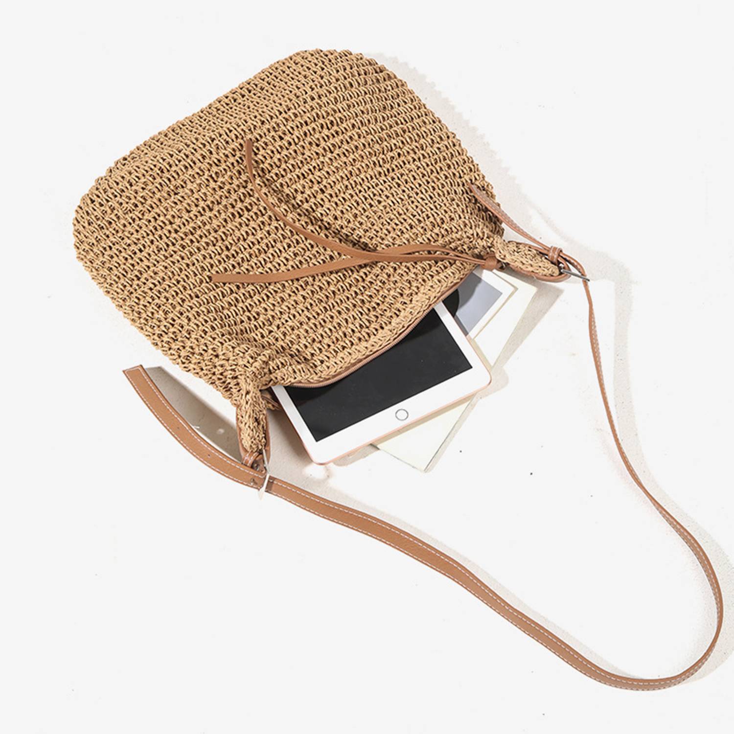 Breathable Beach Woven Shoulder Bag 7
