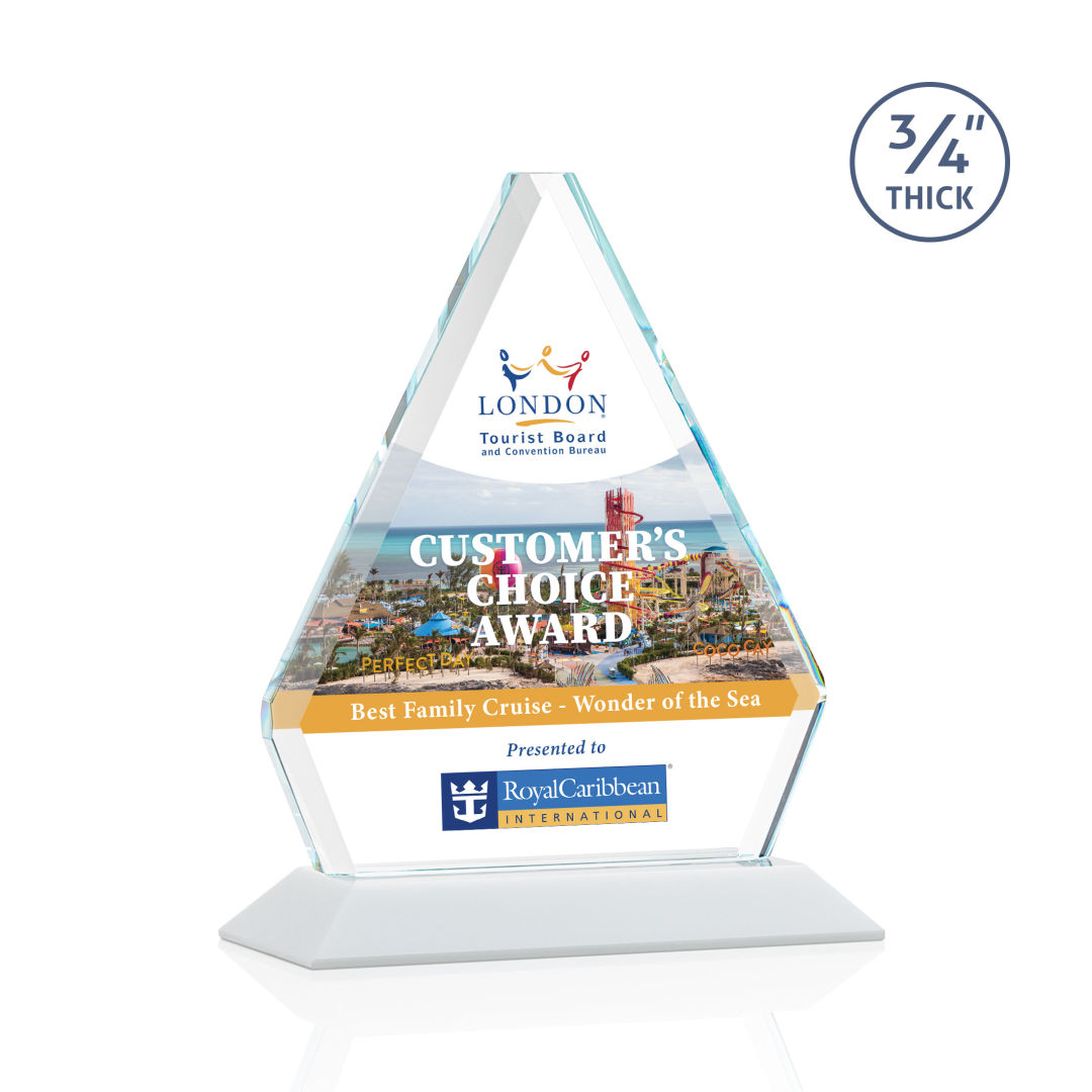 Fyreside VividPrint™ Award - White 15