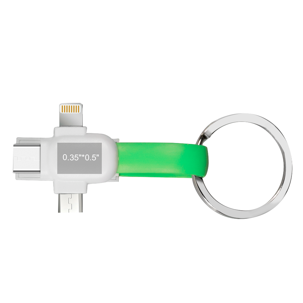 Arleta 3-in-1 Magnetic Key Ring and Charging Cable