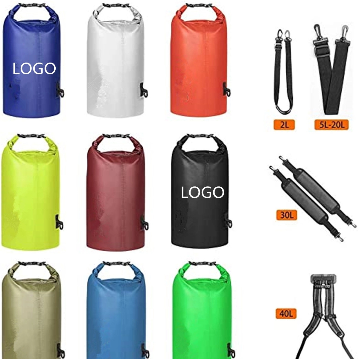 Outdoor 5L Gear Reclosable Waterproof Floating Dry Bag Swim 9