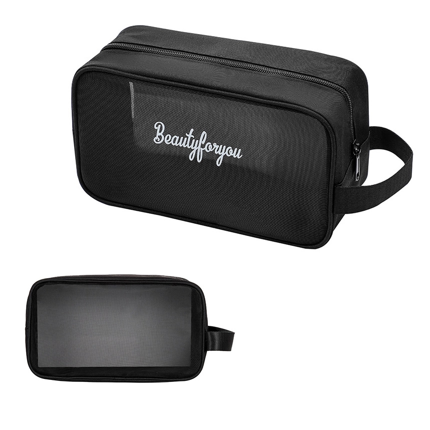 Portable Mesh Makeup Bag 1