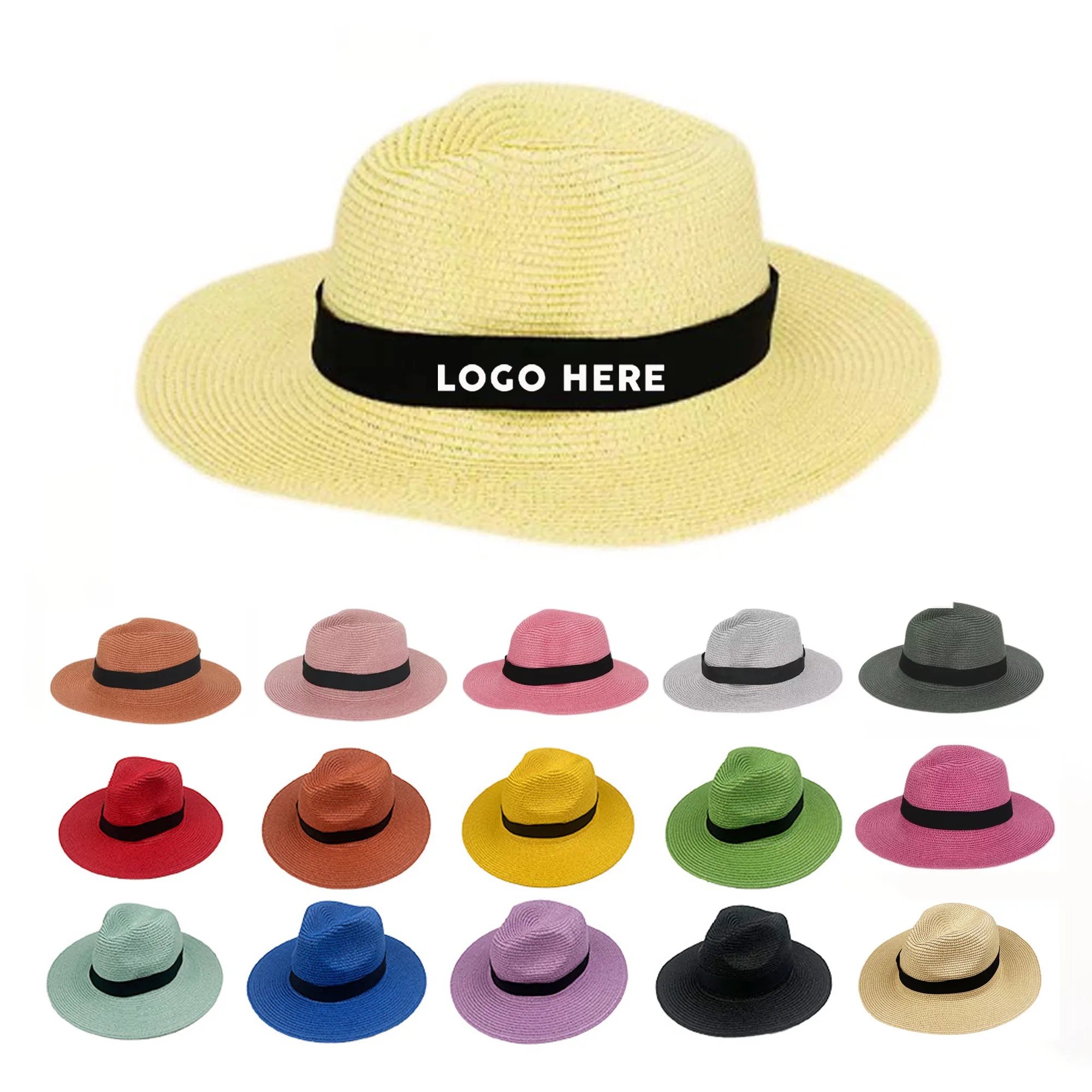 Wide Brim Beach Sun Hat Straw 2