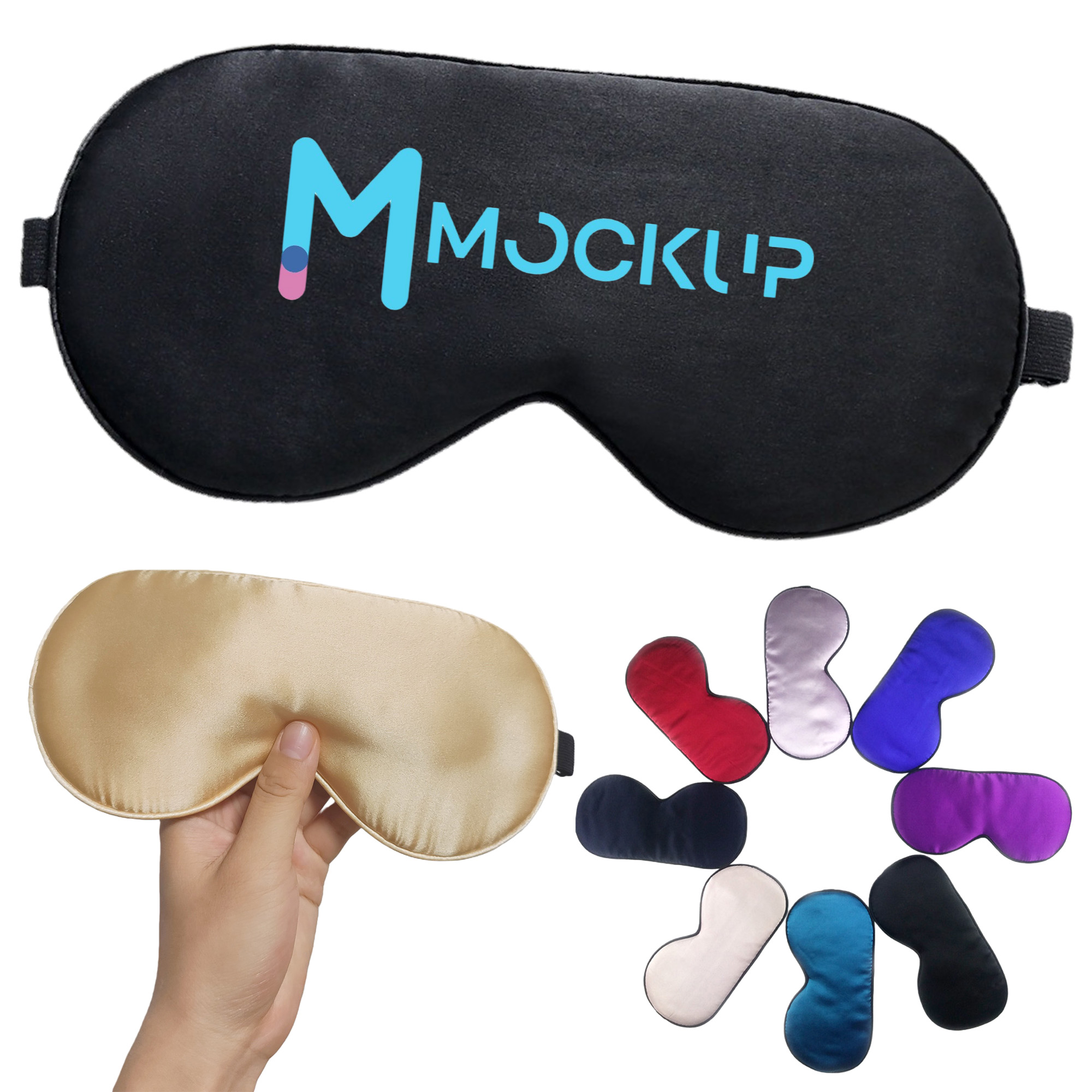 Adjustable Soft Silk Sleep Eye Mask 7