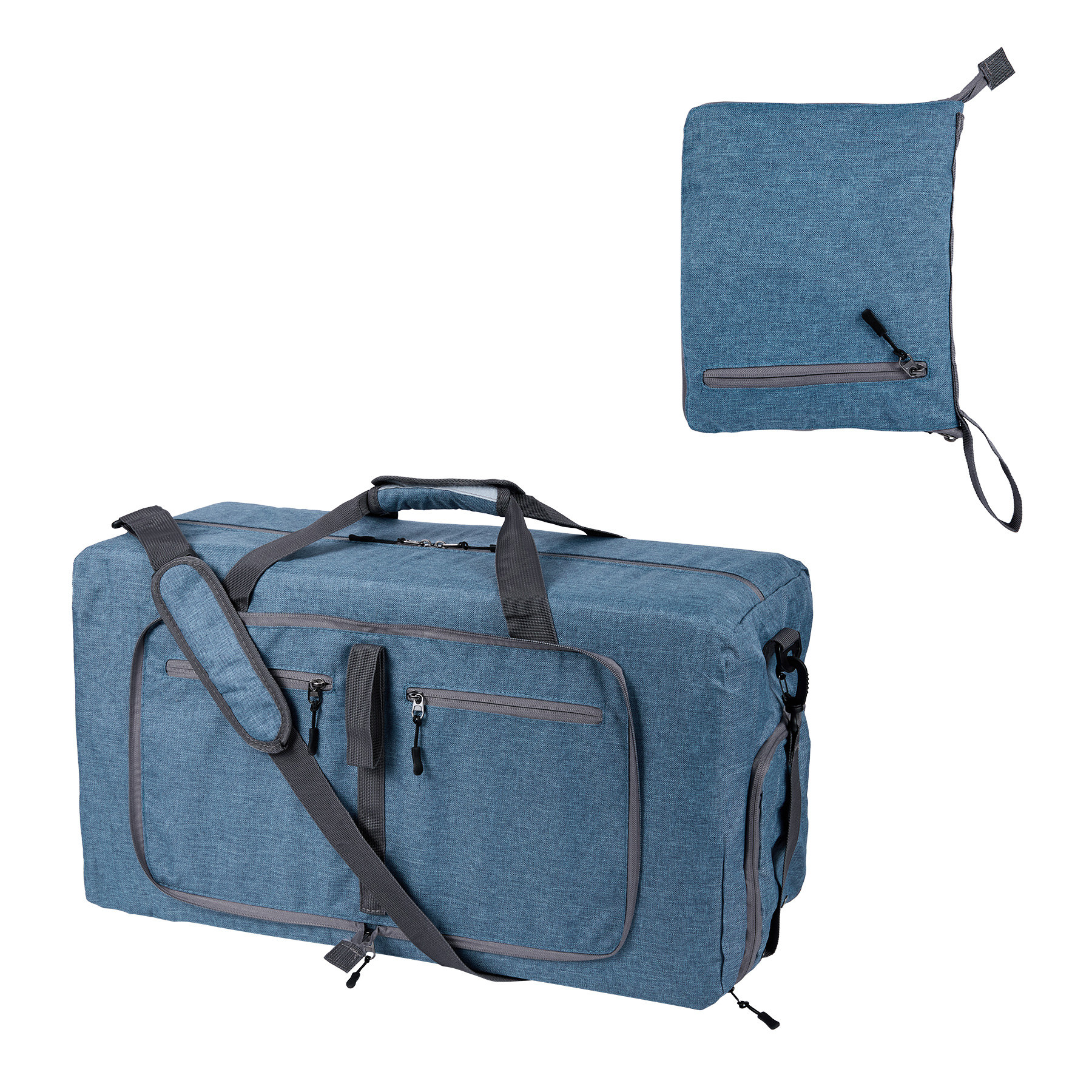 Foldable Travel Duffle Bag With Shoes Compartment 9