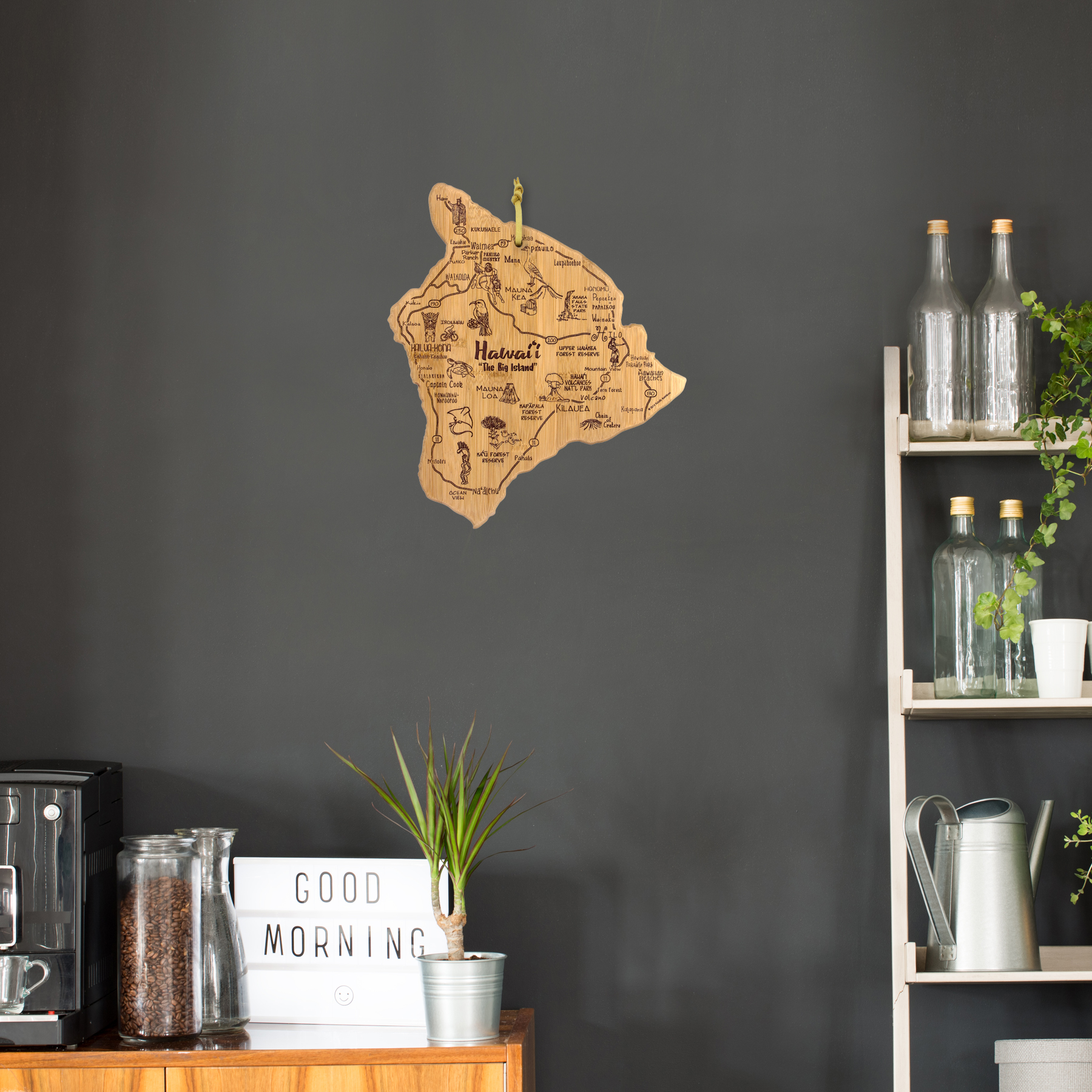 Destination Hawaii Big Island Cutting & Serving Board 7