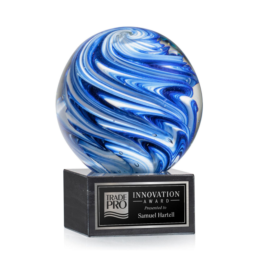 Naples Award on Square Marble Base