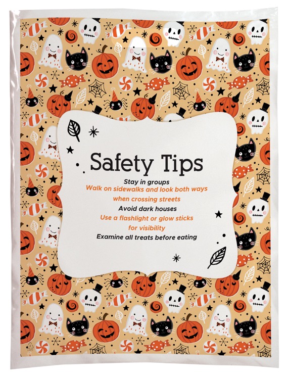 Halloween Scatter Design 3 Plastic Bag (12" x 15") 3