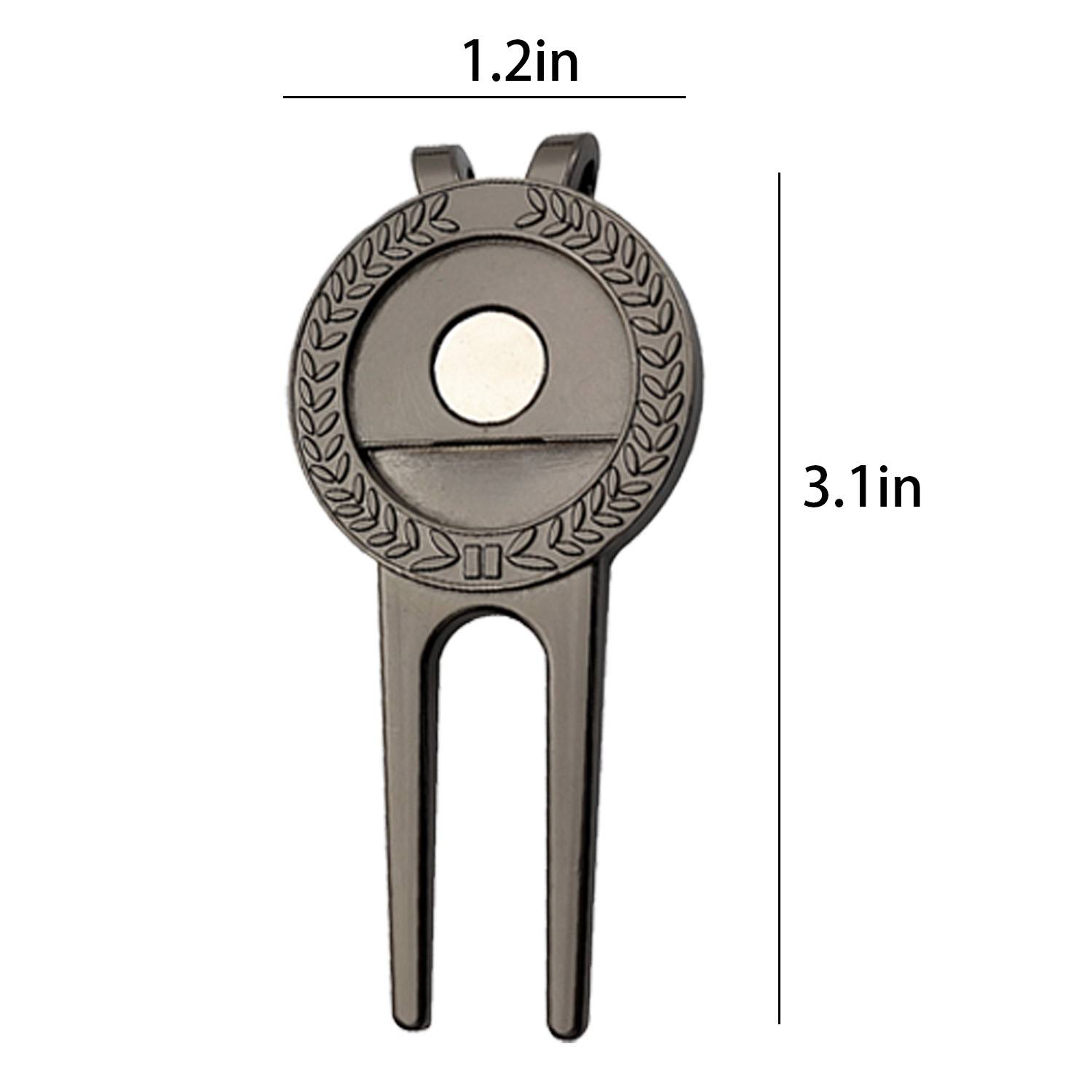 Golf Divot Repair Tool w/ Ball Marker 6