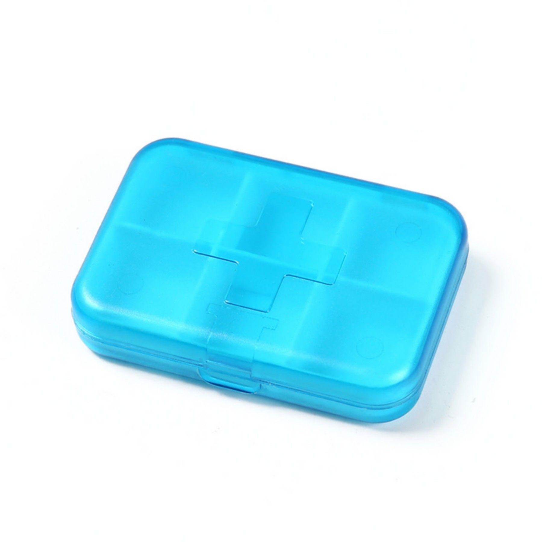 6 Compartment Portable Pill Box Small Pill Container 4