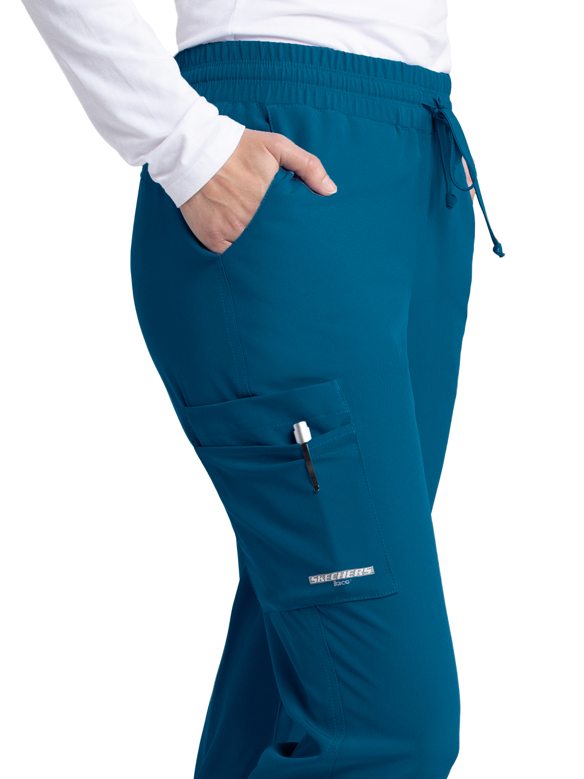 Skechers - Women's Four-Pocket Low-Rise Theory Jogger Scrub Pant 29