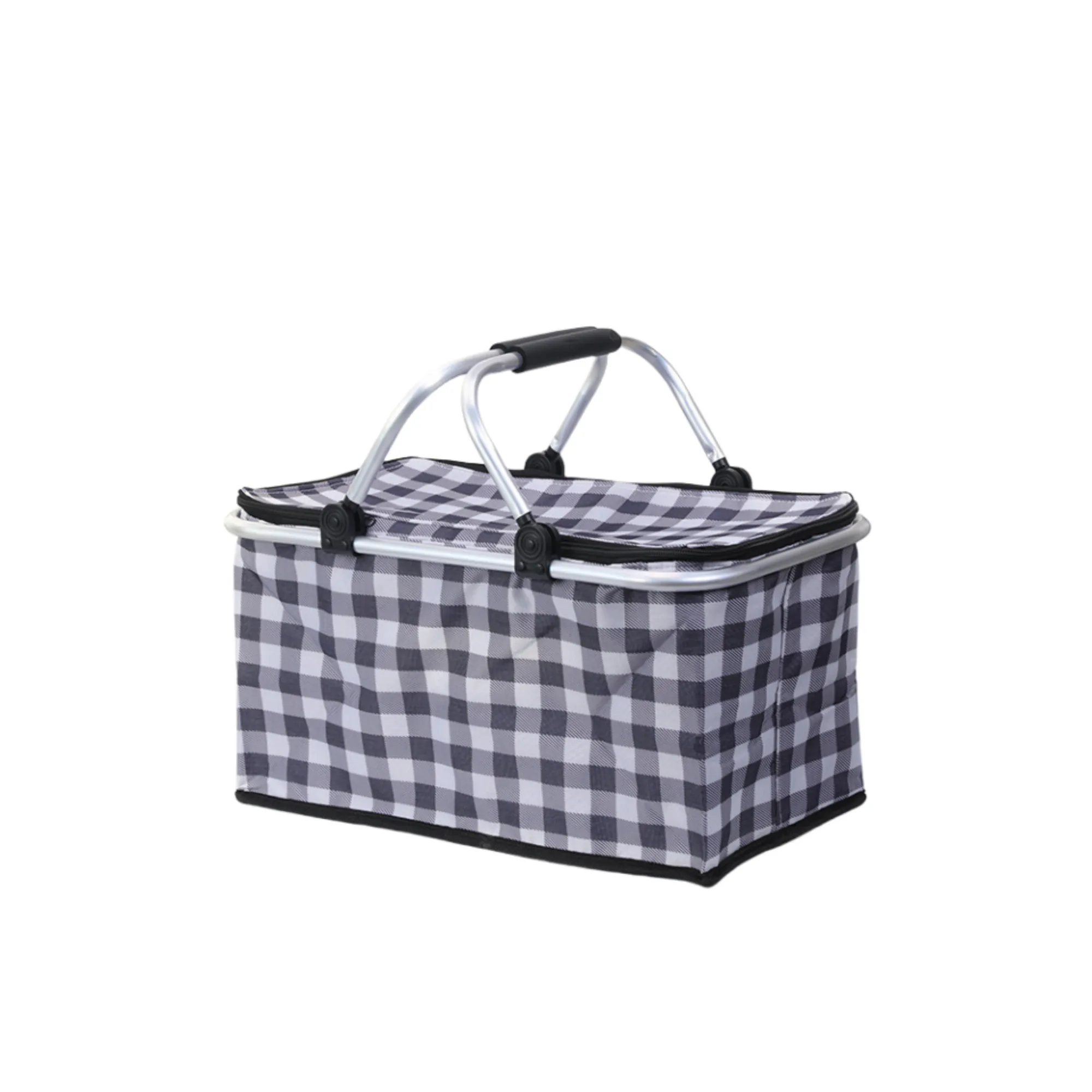 Foldable Insulated Cooler Bag Picnic Basket 1