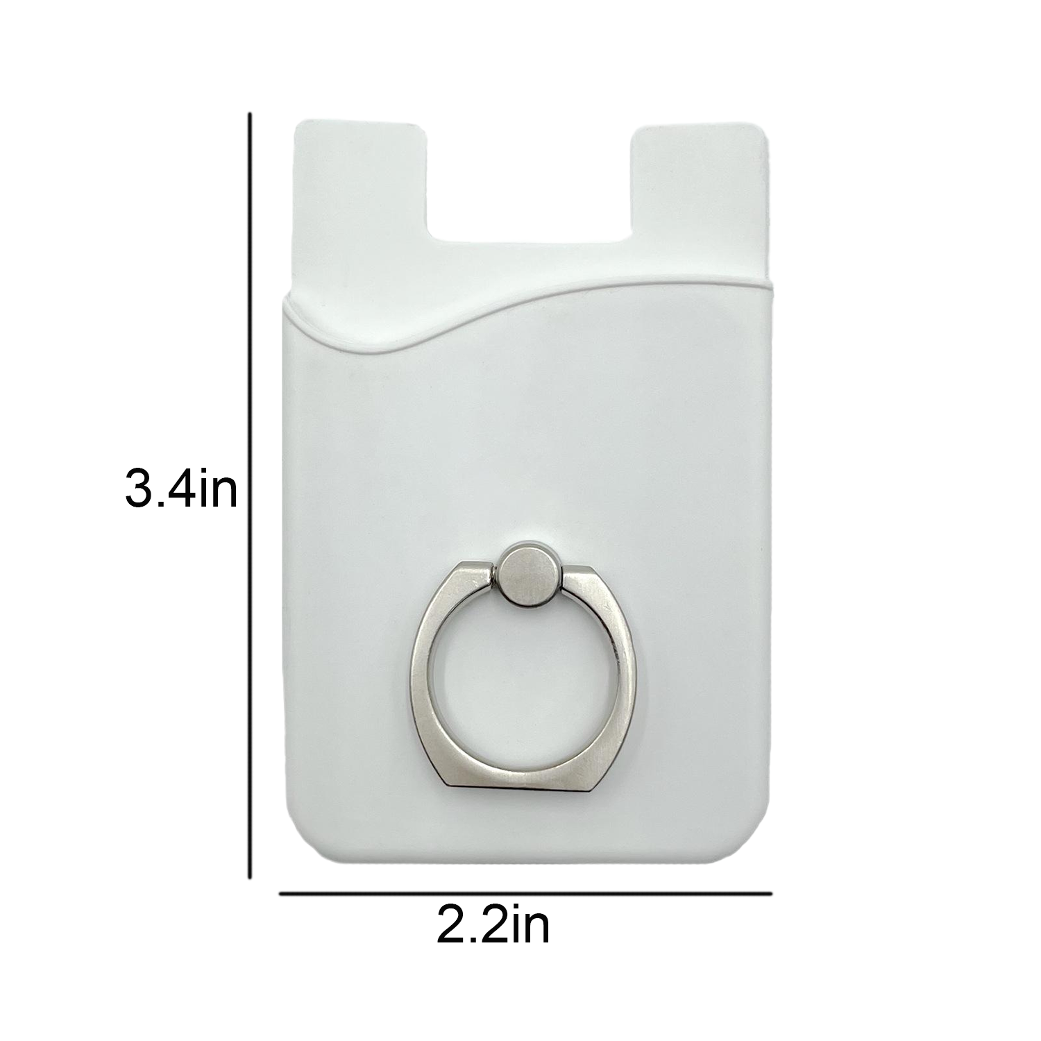 Silicone Card Holder with 360° Rotating Metal Ring 7