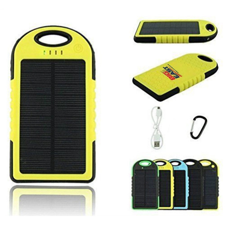 4000mAh Portable Solar Power Bank 2