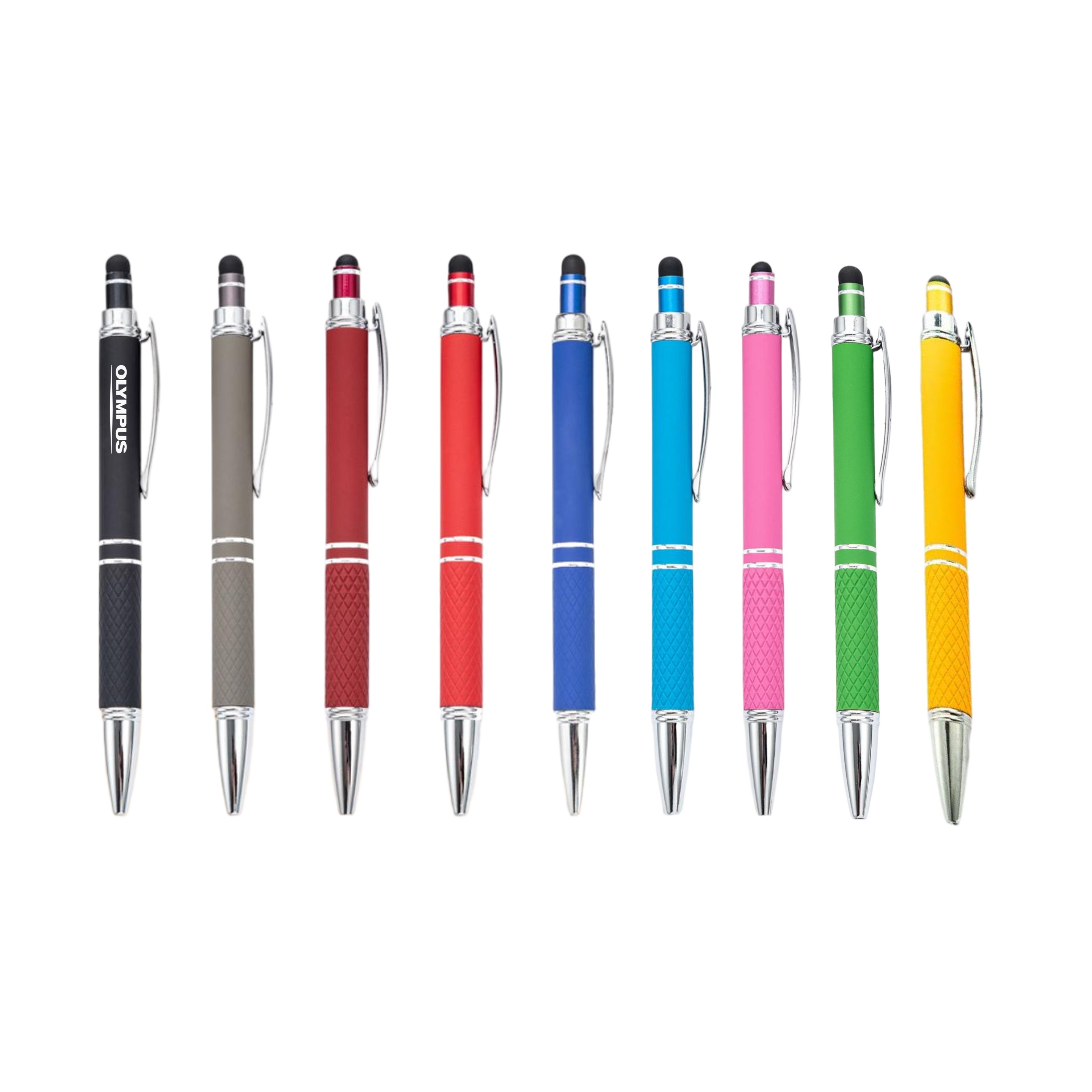 Soft Touch Ballpoint Pen Stylus Pen 12
